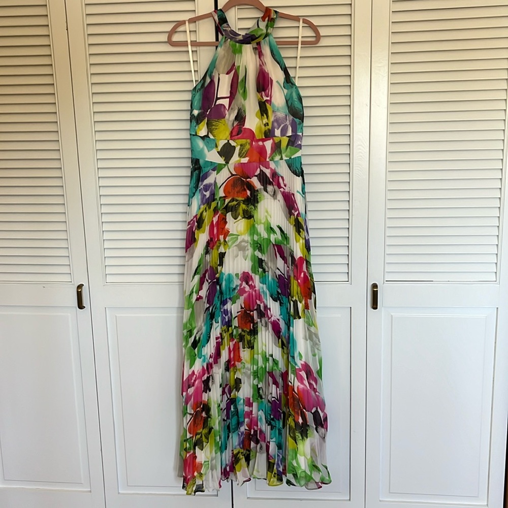 Eliza J Multicolor Floral Maxi Dress